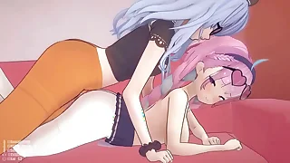 Hololive porn (Futa here Suisei x aqua x towa)